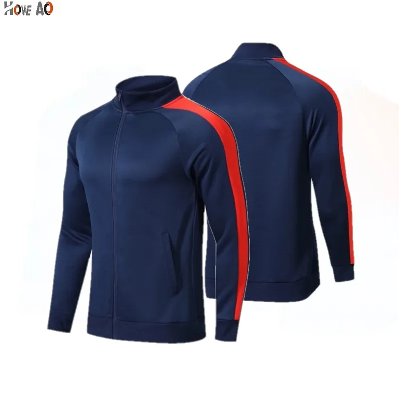 

HOWE AO Men's Training Clothes Zipper Coat Boys Long Sleeve Sports Running Football Training top