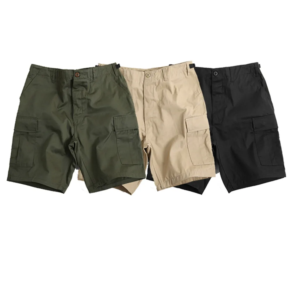 

HBT ARMY Land Force Casual Shorts WW2 US Army Retro Running Half Pants Cargo Panties Tactical Uniform Army Green