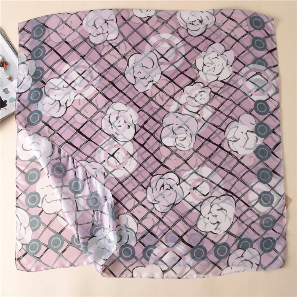 

Women Stylish Floral Print Long Neck Scarf Hijab Head Wrap Beach Anti UV Shawl