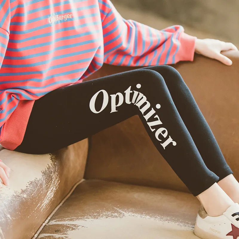 2020 Осенние эластичные леггинсы для девочек штаны повседневные спортивные брюки