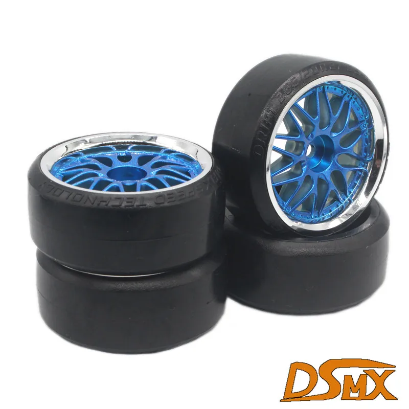 4 шт. RC 1:10 Дрифт Автомобильные пластиковые колесные диски и шины для HSP