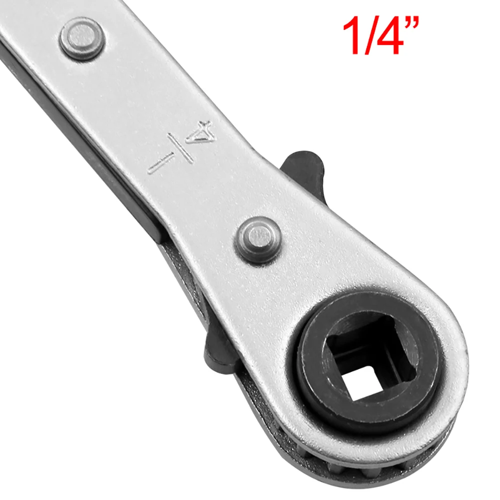 

Double-head four-use Reversible Ratchet Wrench Refrigeration Tools Ratchet Spanner Hand Tool Ratchet Wrench Reversible