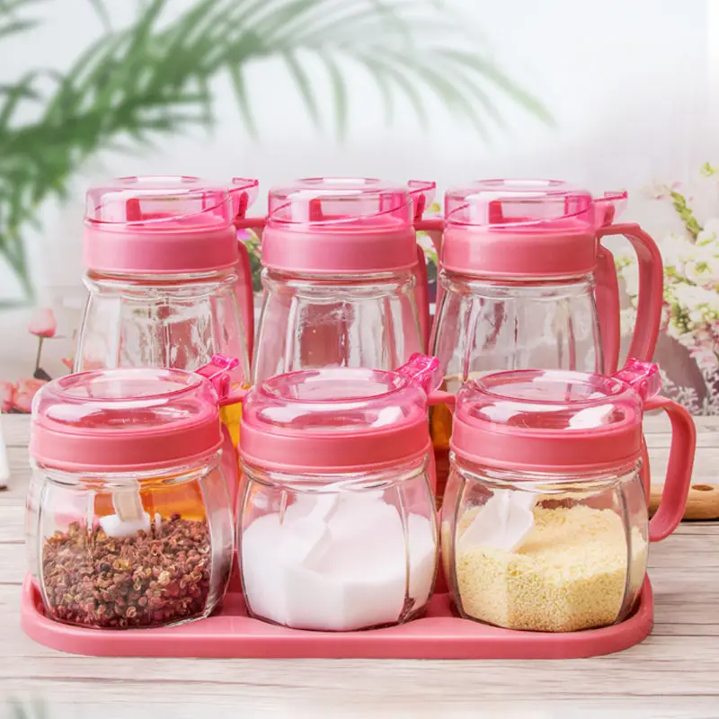 Кухонный Стеклянный Горшок для масла без свинца банка приправ шейкер соли