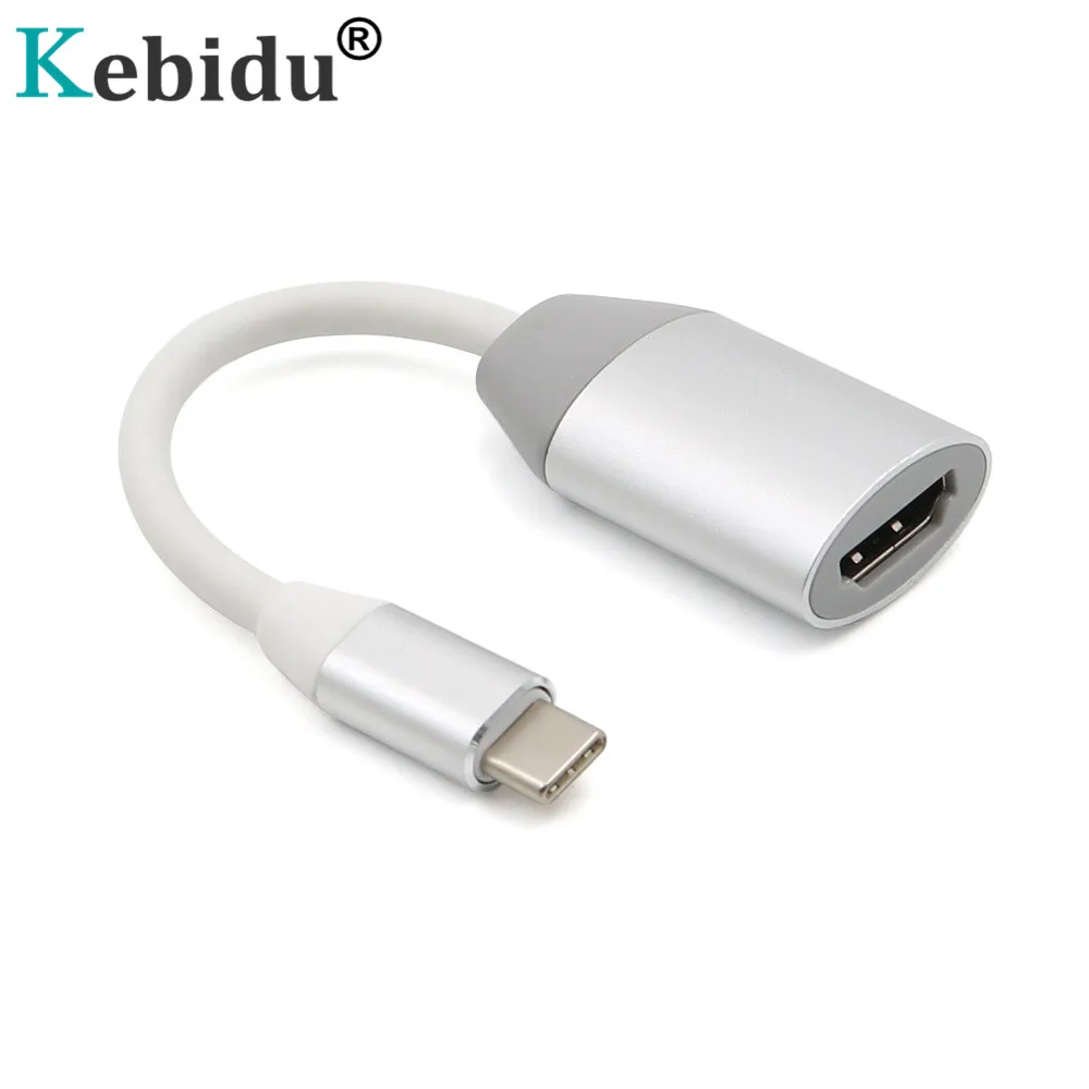 Кабель адаптер с разъемами USB Type C на HDMI зеркальный кабель преобразователь 4K Папа
