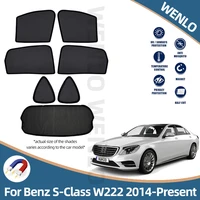 car windows magnetic sunshade for mercedes benz s class w222 2014 present