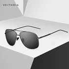 Мужские солнцезащитные очки VEITHDIA, винтажные прямоугольные очки с поляризационными стеклами, степень защиты UV400, для мужчин и женщин, модель VT2495, 2019