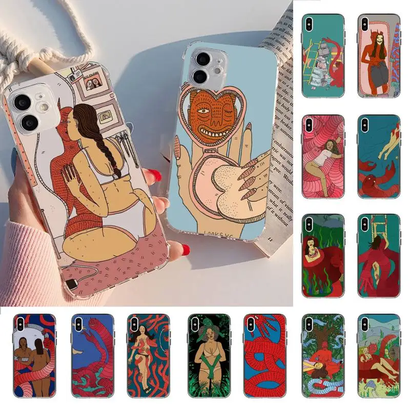 

MaiYaCa Polly Nor Art Phone Case for iPhone 11 12 13 mini pro XS MAX 8 7 6 6S Plus X 5S SE 2020 XR cover