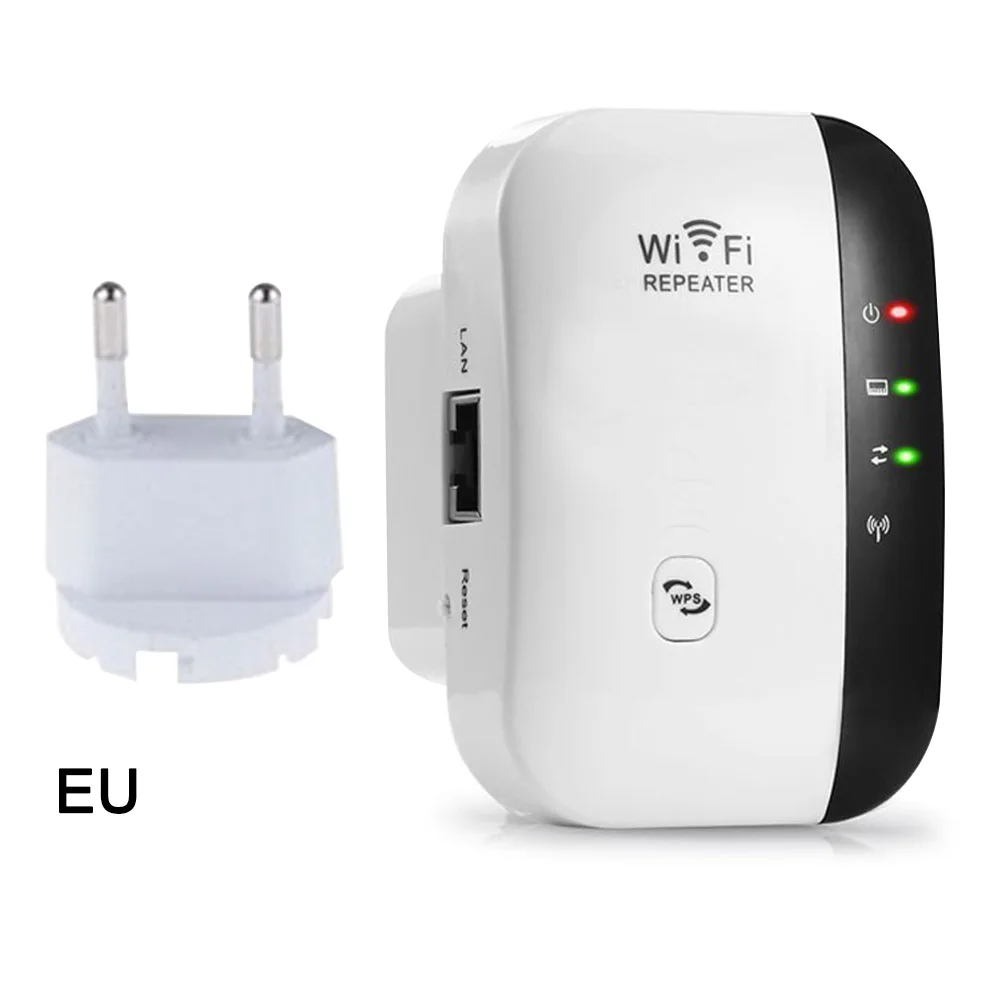 

300Mbps AP Router Portable Superboost Plug And Play Wifi Extender Signal Booster Internet High Speed Home Office Full Coverage