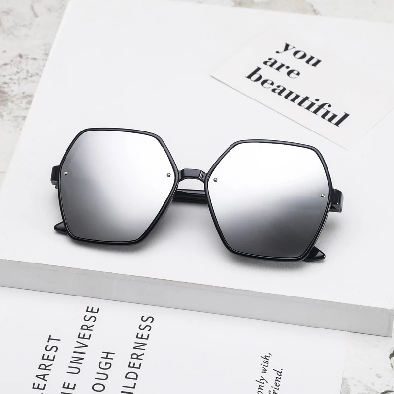 

Lady Oversize Sunglasses For Women Men Sun Glasses PC Frame Female Eyeglasses Luxury Designer lunettes Eyewear Gafas oculos