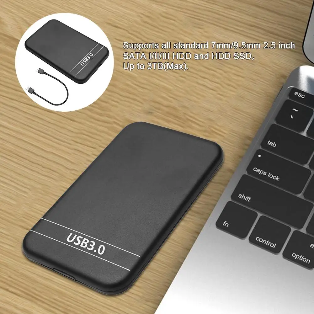 2 5 дюймов чехол для жесткого диска USB3.0 к SATA3.0 HDD внешний корпус коробка 6 Гбит/с Windows