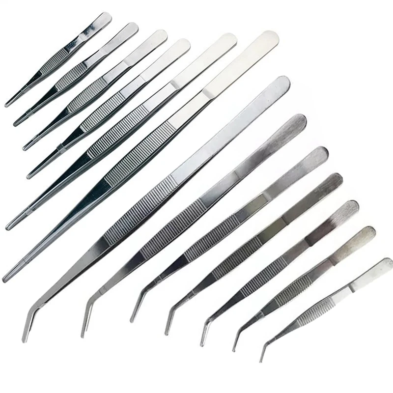 2 шт. качественный набор пинцетов из нержавеющей стали антистатический Пинцет