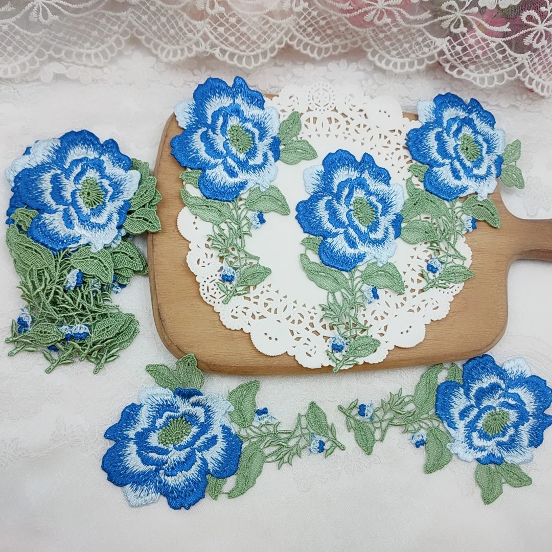 Аппликация из гипюра 2 шт./лот размер 8 5 х12.5 см | Дом и сад