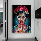 Абстрактные картины на холсте с изображением женщины съедобного Лолита в граффити, известный уличный плакат и печать, Настенная картина для гостиной, домашний декор