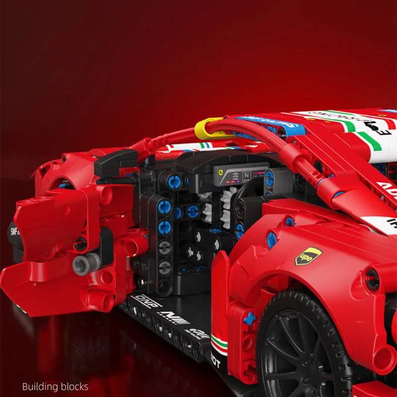 Высокотехнологичный Ferrari 488 GTE RSR Радиоуправляемый Супер гоночный автомобиль