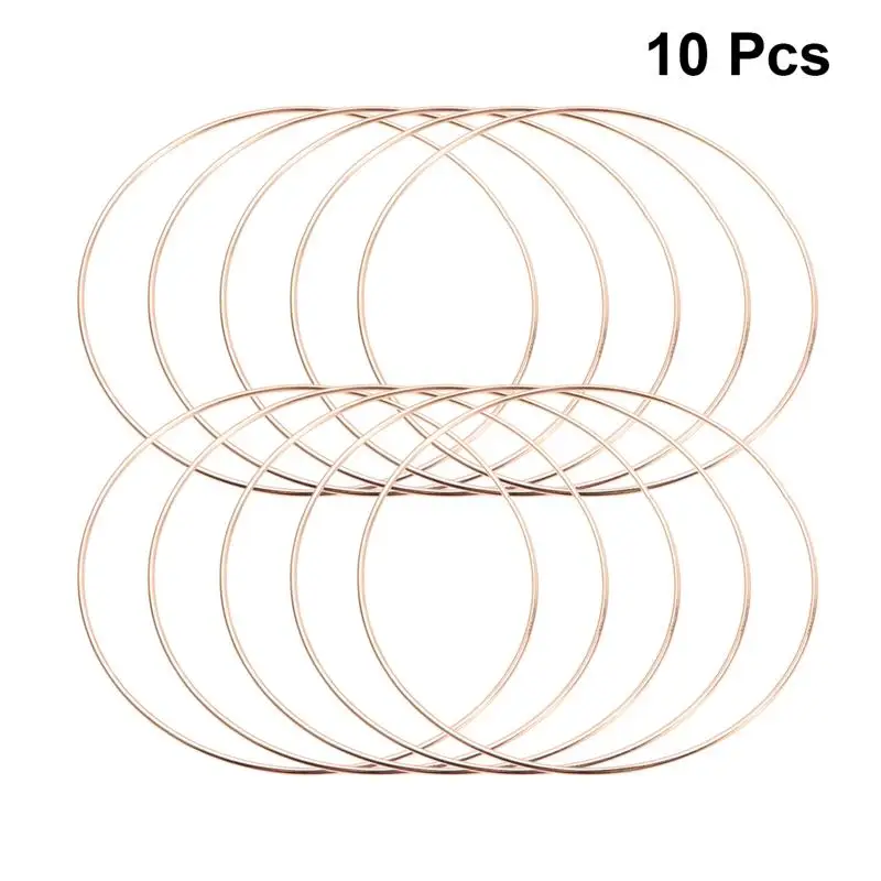 

10pcs Dreamcatcher Iron Ring DIY Dream Catcher Round Ring DIY Dreamcatcher Accessories Material Iron Ring