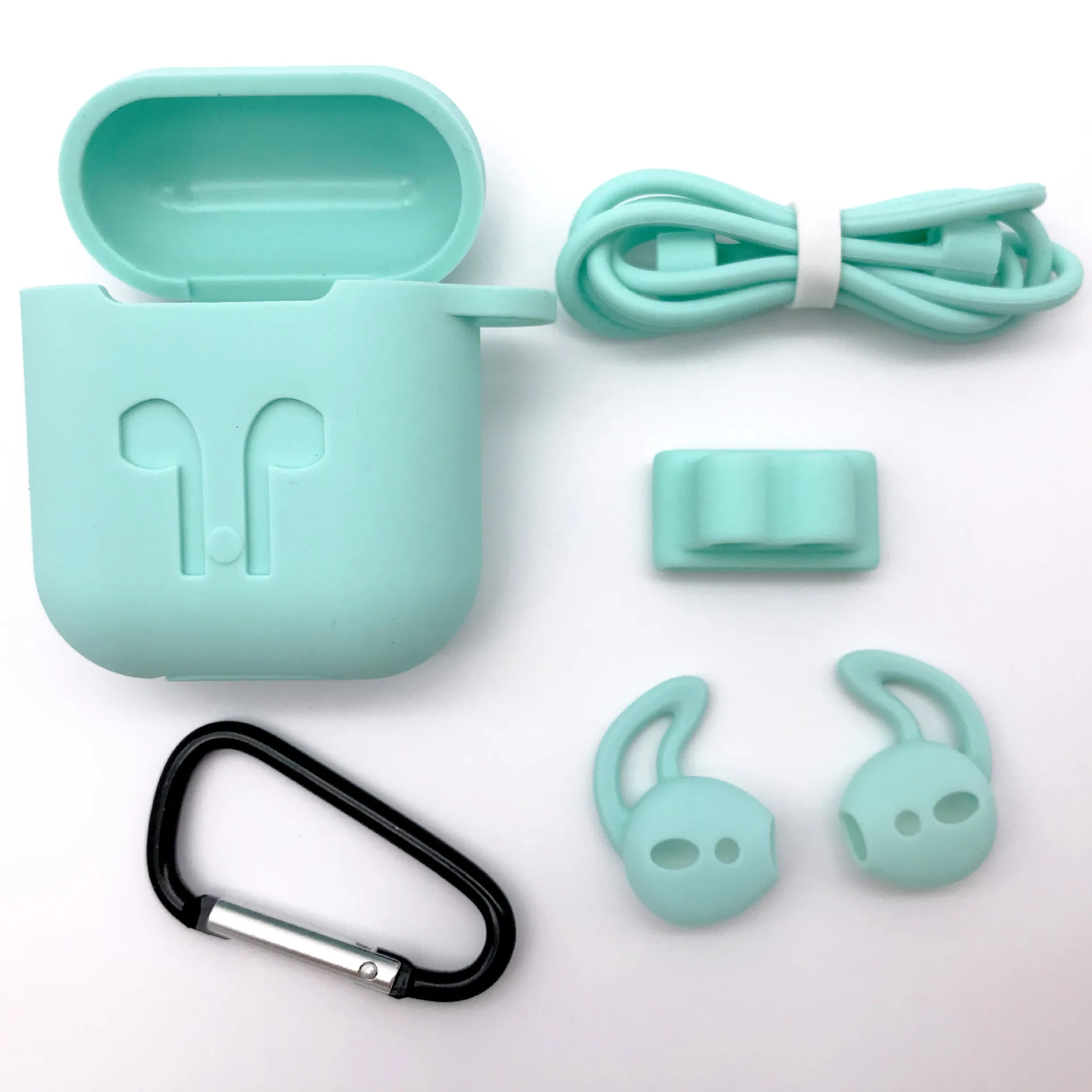 Для Apple Airpods зарядная коробка защита наушников 5 беспроводной Bluetooth комплект с