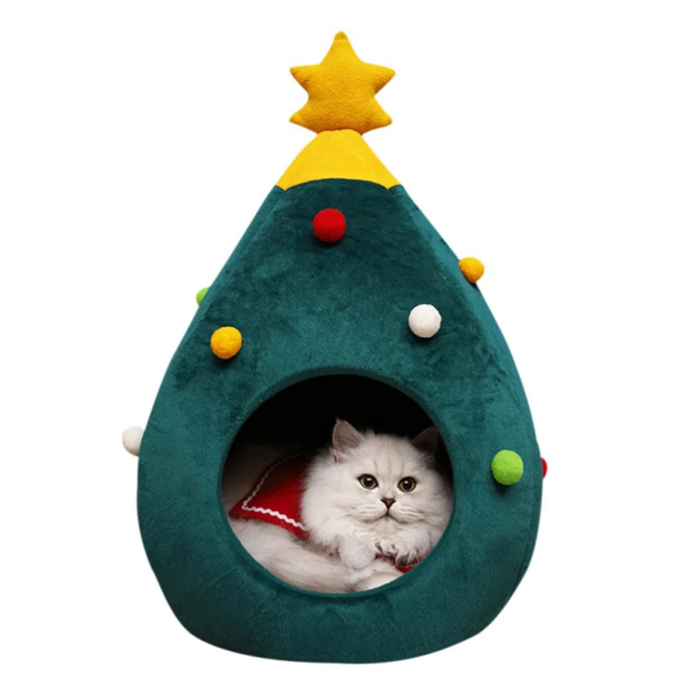 

Warm Pet Bed Winter Puppy House Creative Entrance Pet Sleeping Bed for Cats Dog Pet