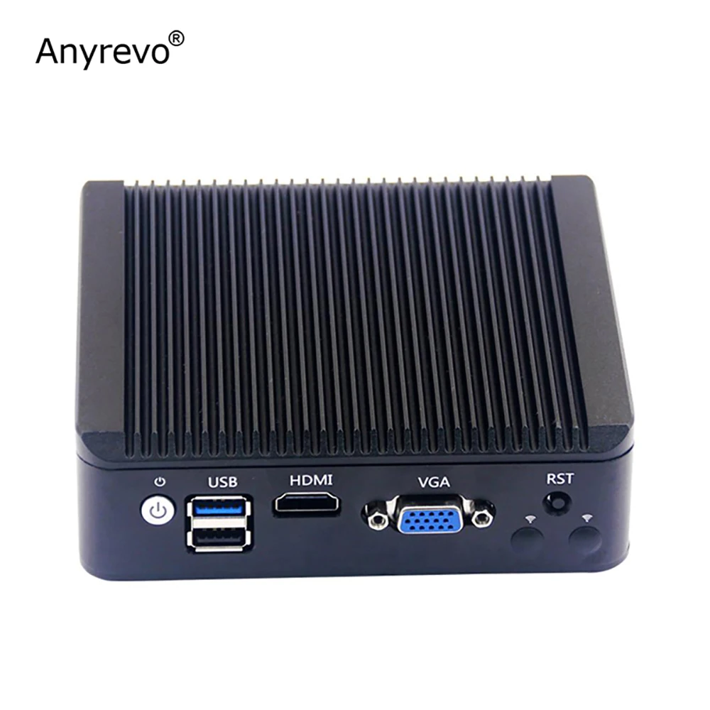Verkaufen X86 Linux Fanless Mini PC 4 LAN Celeron J3160 J3455 J4205 N2840 N2940 N3540 J1900 Firewall Router PfSense 4 NIC Netzwerk Server