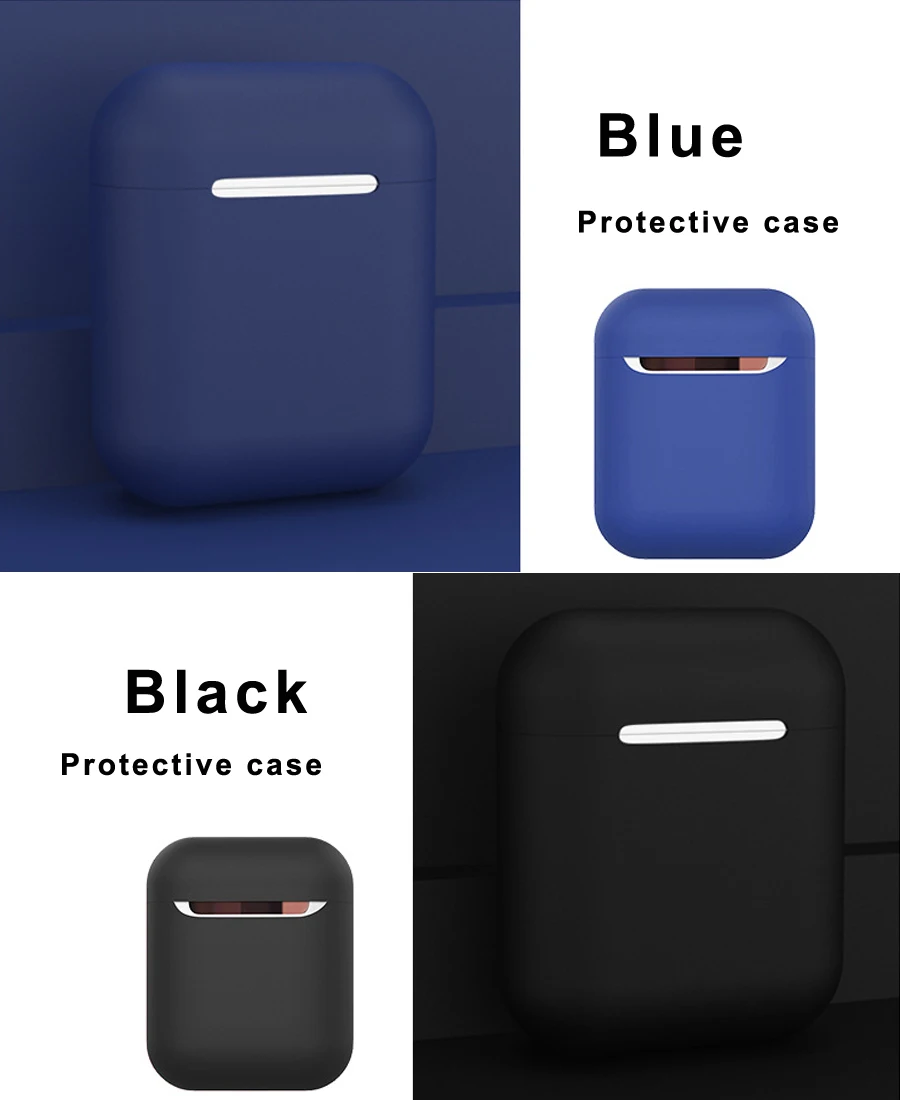 Роскошный силиконовый чехол для Apple AirPods, защитный чехол s для Apple Air Pod, аксессуары для наушников Bluetooth