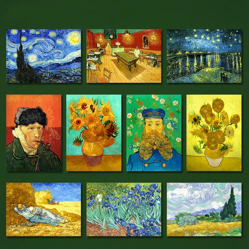 

Starry Night Moonlight Van Gogh Famous Artist Impressionism Painting Art Print Poster Wall Pictures Canvas Painting Decoration