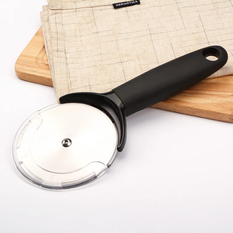 Нож для пиццы Wind Flower нержавеющая сталь с защитным рукавом Круглый выпечки хлеба