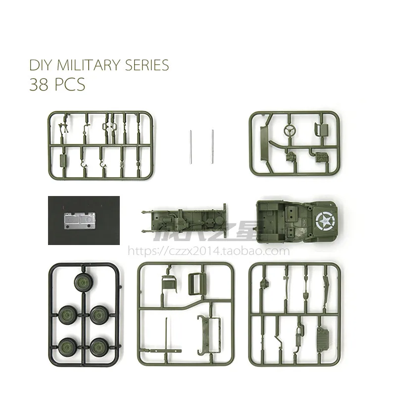 Ww2 1/48 армии США Willys Jeep модель внедорожника сборка игрушки старомодные