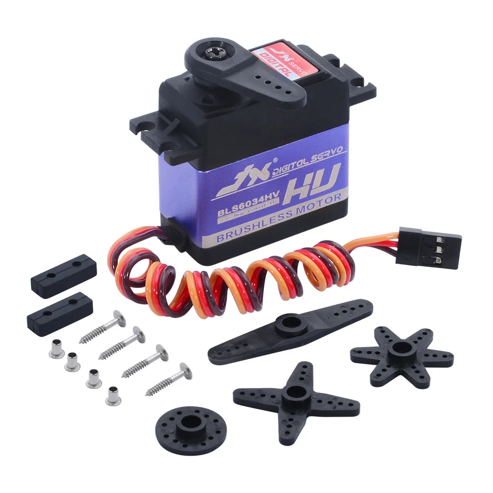 

34KG Brushless High Pressure Servo 60g Metal Gear BLS6034HV for JX HM Digital Servo