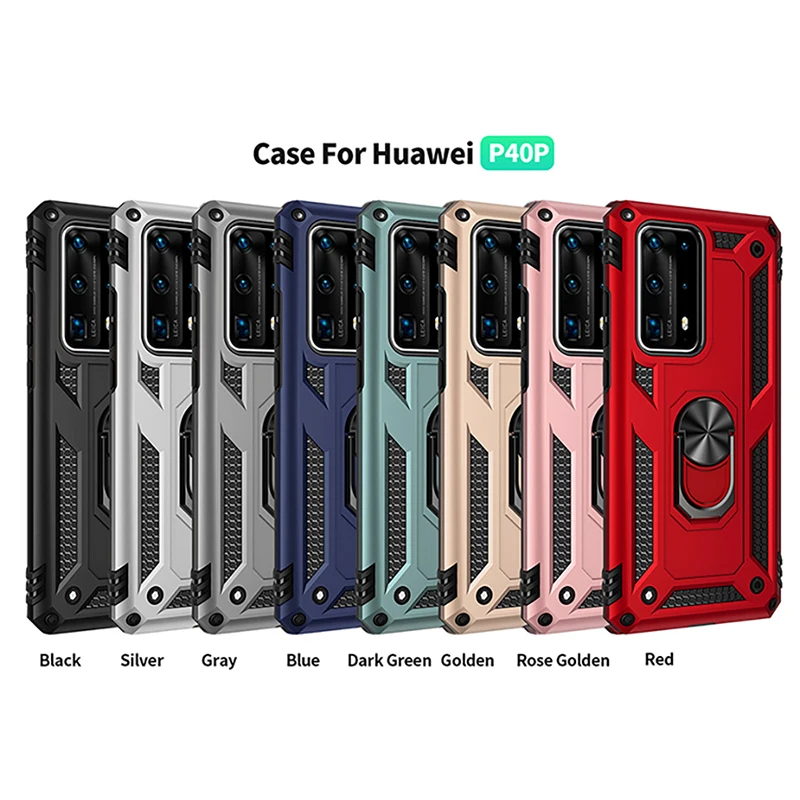 

For Huawei P40 Pro Plus P30 P20 Honor 10 Lite Case Armor Shockproof Cover for Mate 20 30 Nova 5T P Smart Z Y5 Y6 Y7 Y9 2019 Case