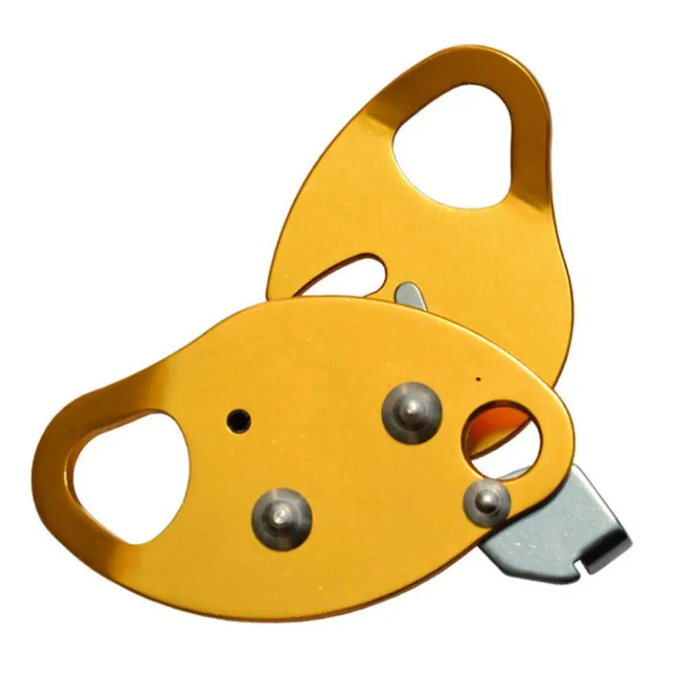 

Rock Climbing Descender 150kg Self-braking Stop Rope Clamp Grab Rescue Descender Carabiner Climbing Accessories