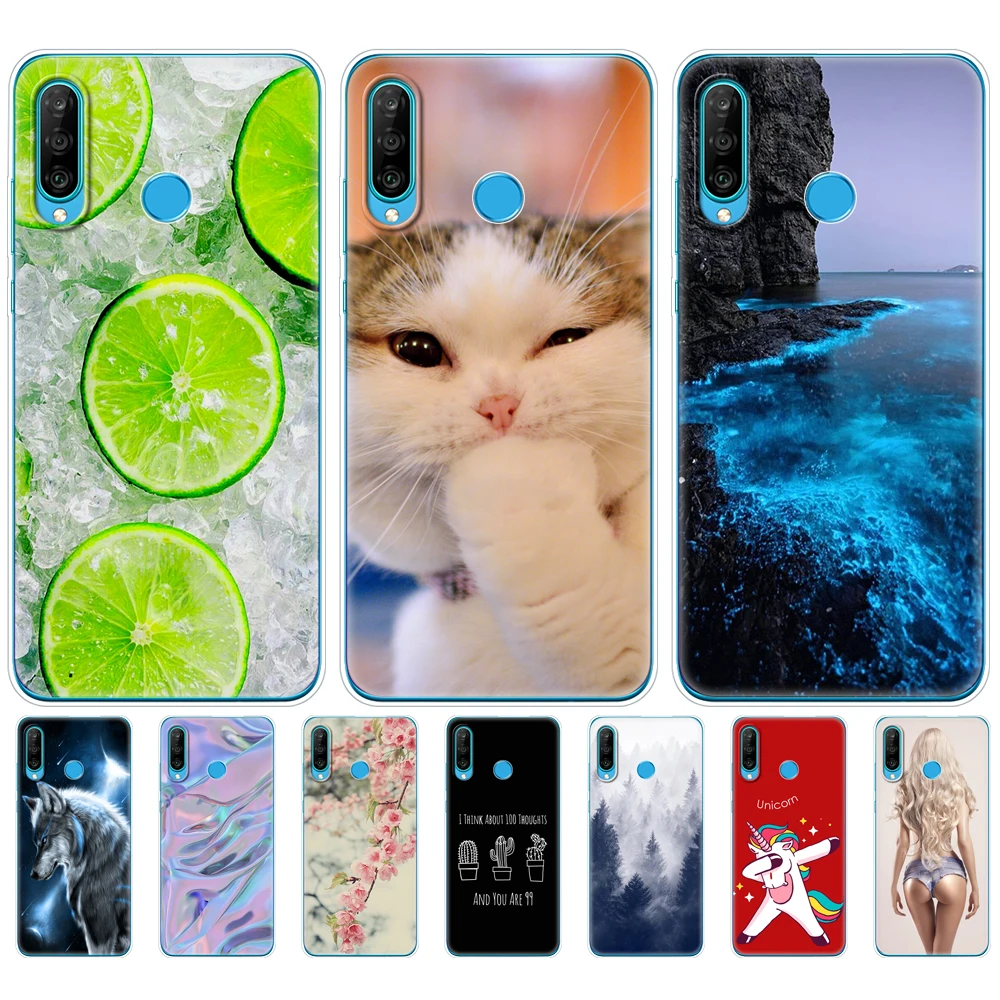 Чехол Бампер для Huawei P30 Pro Силиконовый ТПУ чехол накладка на заднюю панель