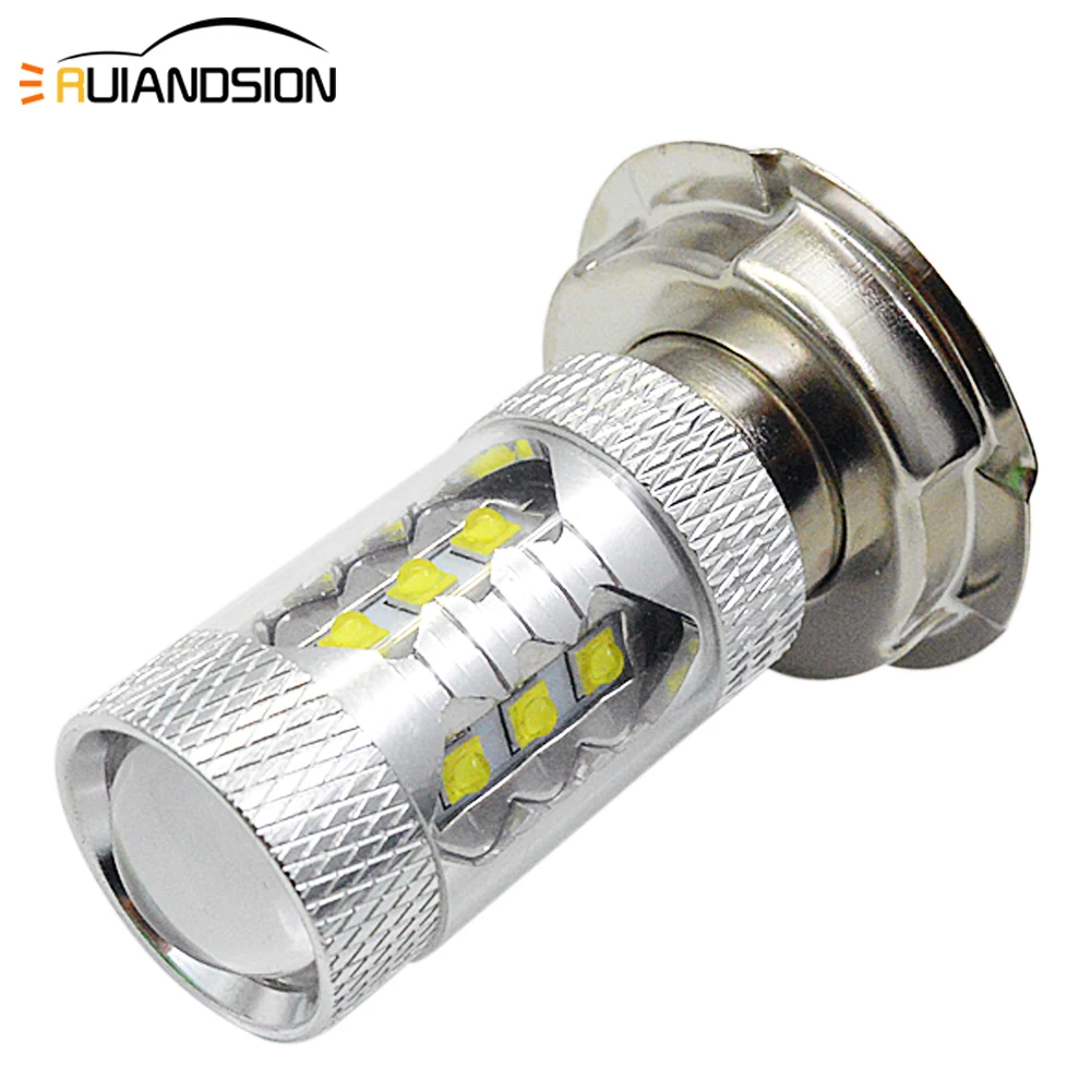 

1pc 6W Motorcycle Headlamp P26S H6M P15D-25-1 XB-D Chip Moto Headlight Motorbike LED Lamp Conversion Kit Bulb 1000LM 6000K White
