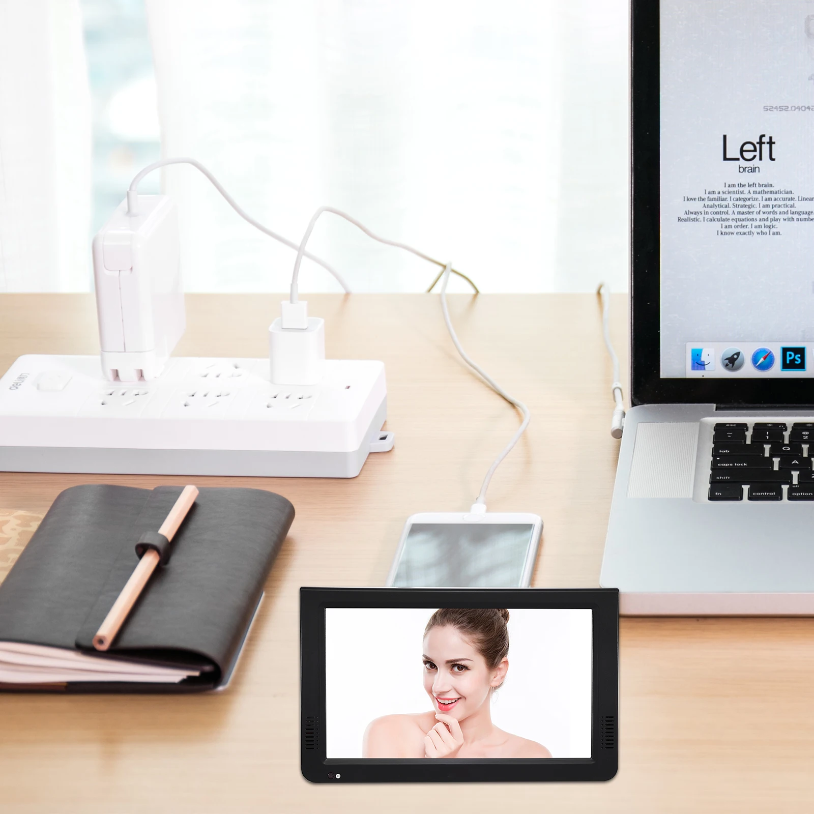 

110~220V 10 Inch DVB-T/T2 Portable Digital Television Color LCD Television Suitable For Car Upgraded Version Digital TV Voltage