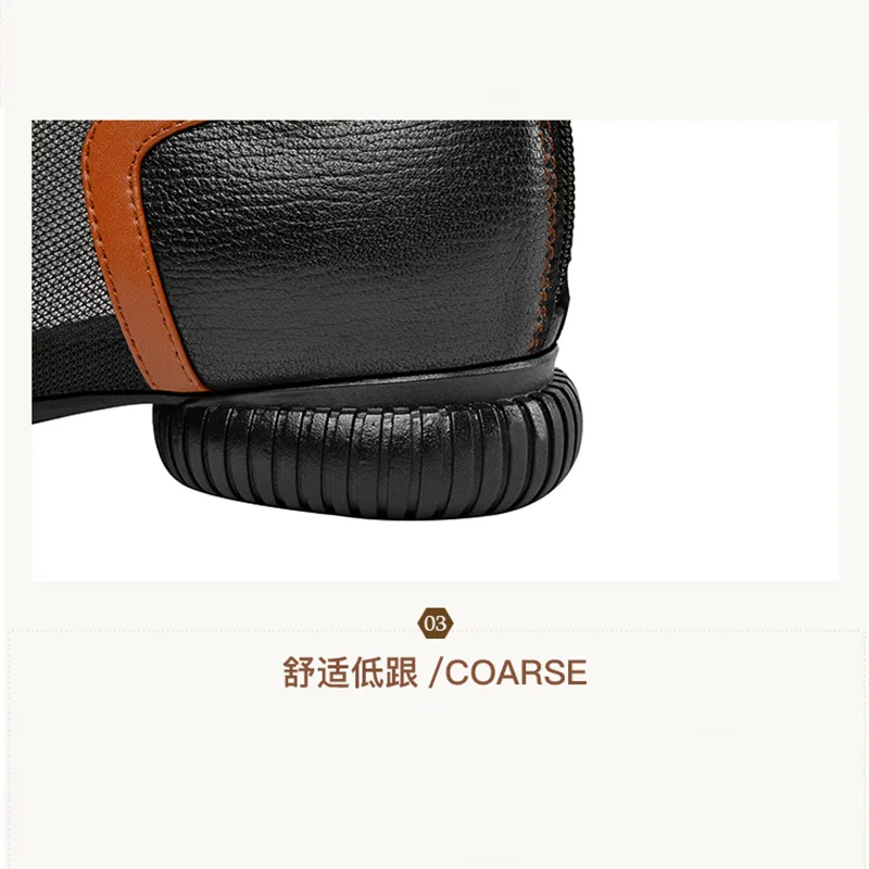 Ботильоны женские кожаные с квадратным носком декорированные туфли на плоской