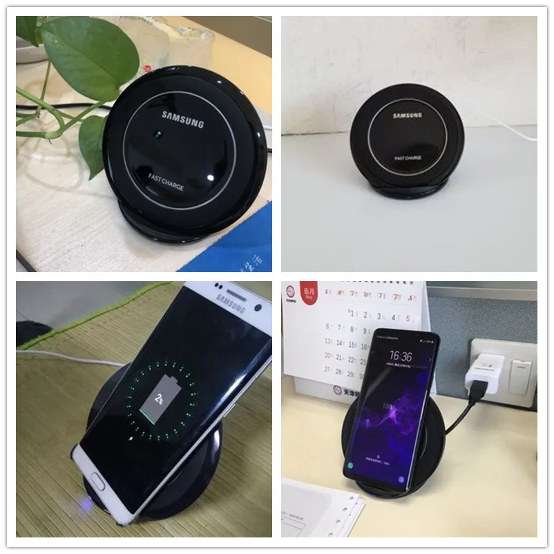 samsung, быстрое Qi Беспроводное зарядное устройство, быстрая зарядка для iPhone X, XR, XS, 8, Galaxy S9, S10, S8 Plus, S7, S6 edge, Note 9, 8, подставка