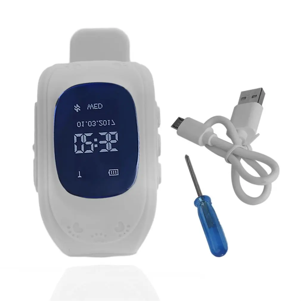 Q50 Детские Смарт часы трекер SOS Вызов анти потеря монитор Шагомер детские