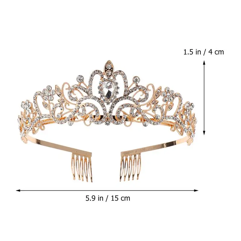 Повязка на голову для невесты 1 шт. костюм с короной красивые кристаллы - купить по