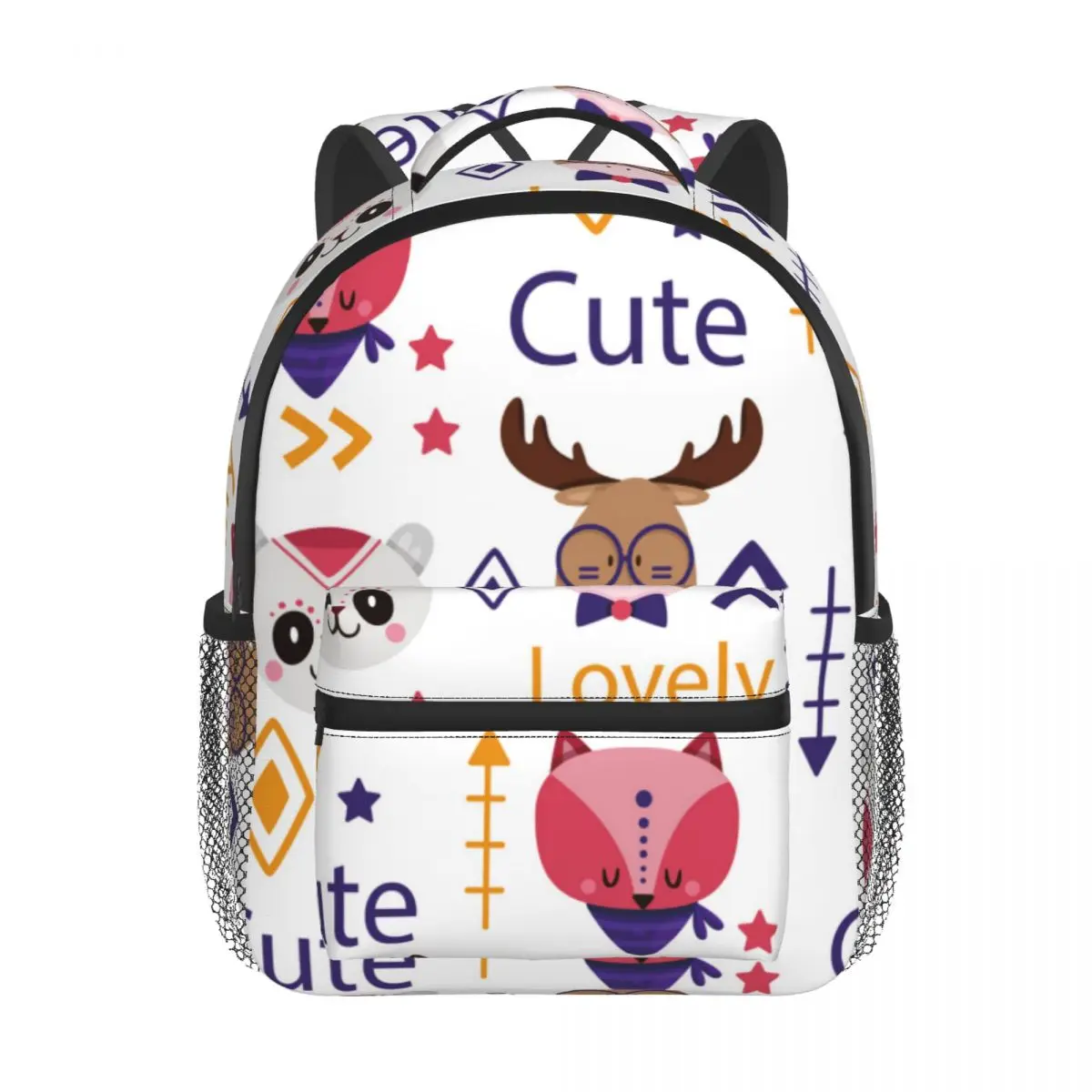Children Bag Lovely Animals Kids Bag Kindergarten Preschool Backpack for Boys Girls 3-4-6 Years Old