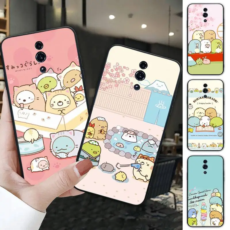 Yinuoda Sumikkogurashi черный мягкий чехол для телефона OPPO A5 A9 2020 A7X Рино 2 ace 3 pro realme 5 PRO