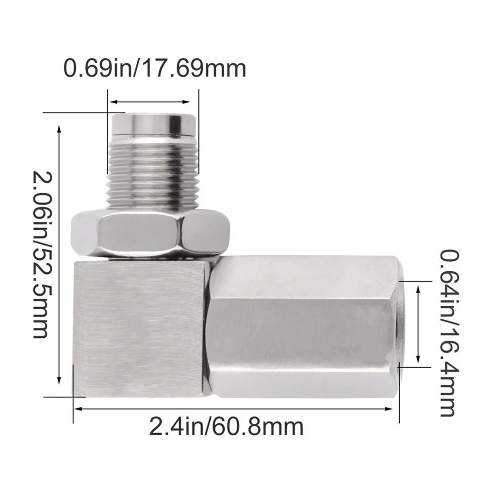 

Sensor Extender Adapter ReplacementOxygen Sensor Extender Spacer 90 Degree M18 x 1.5 Connector Accessory