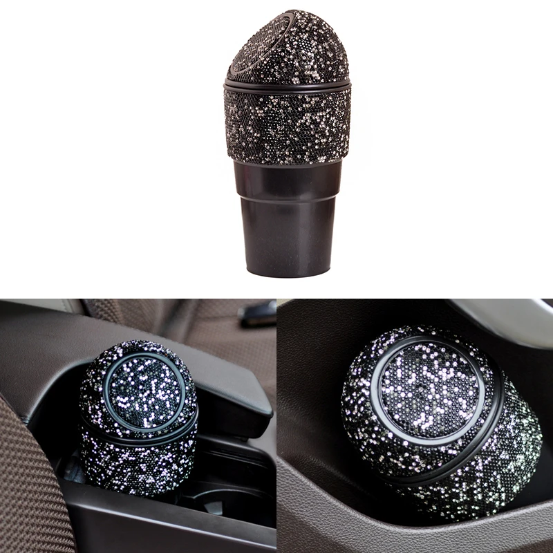 Черный Автомобильный Стразы с креплением на вентиляционное отверстие коробка