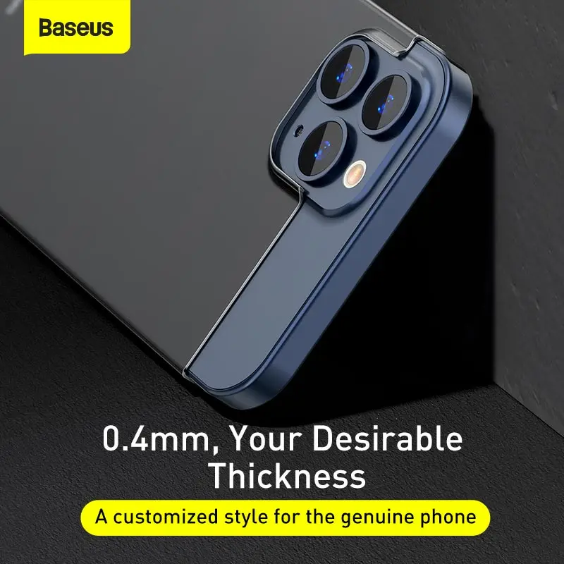 

Baseus Luxury Phone Case For iPhone 12 Pro Max Ultra Thin Shockproof Case Coque PP Back Cover For iPhone 12Pro Max 12Mini Fundas