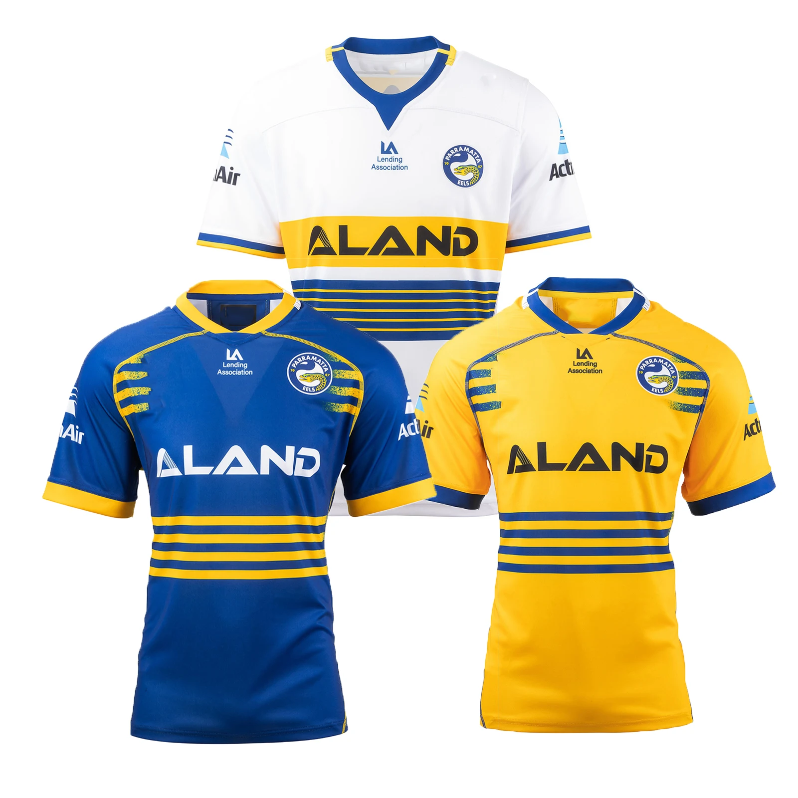 

Parramatta Eels 2022 мужская Реплика, Спортивная рубашка для дома/улицы/чередующегося Регби Джерси