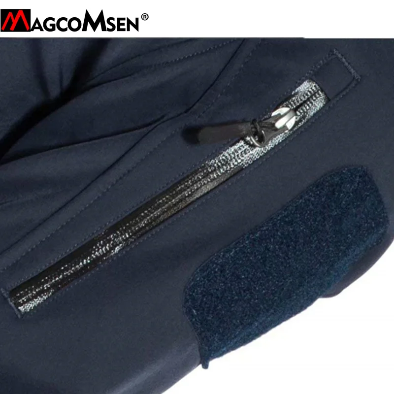 Мужская тактическая флисовая куртка MAGCOMSEN водонепроницаемая ветровка с