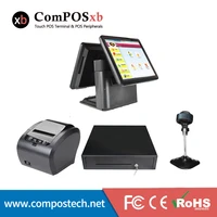 windwos point of sale dual screen 15 15 inch ipos system windows pos terminal touch screen all in one pos pc for restaurant