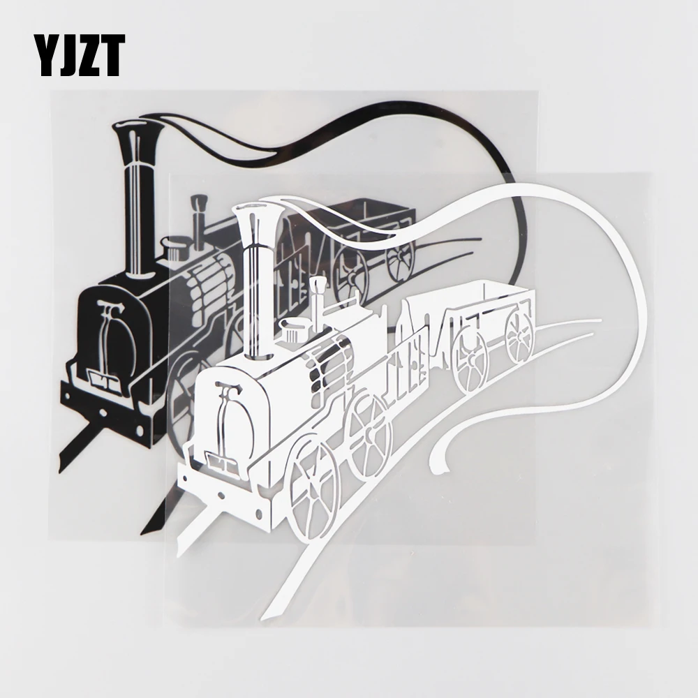 

YJZT 20 см * 18,3 см поезд креативный Модный узор наклейка для автомобиля Декоративная Виниловая наклейка 1A-0135