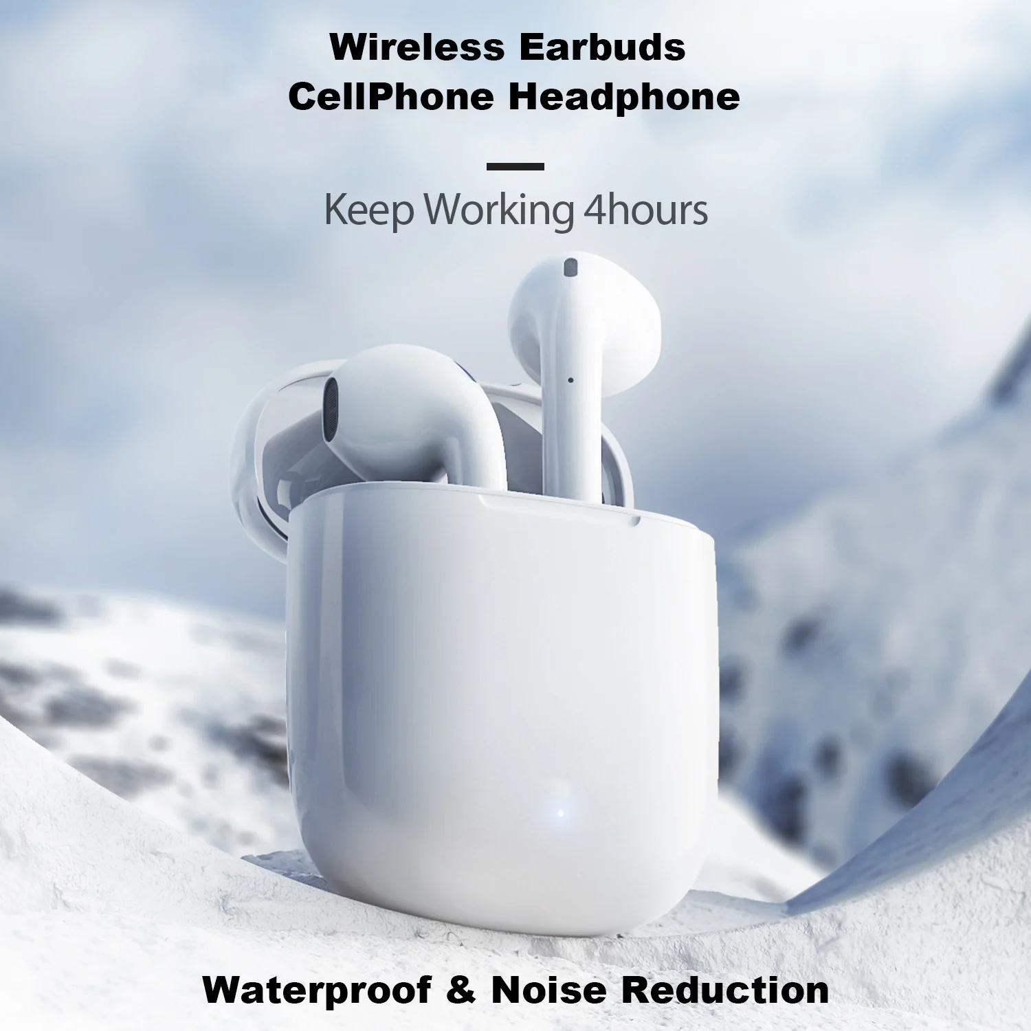 

True Wireless HIFI Headphone Bluetooth 5.0 for IPhone Samsung Xiaomi mi9 Support Voice Output Fingerprint Touch Earbuds Earphone