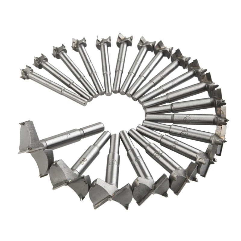 

20pcs/set 14-50mm Forstner Drill Bits Woodworking Self Centering Hole Saw Cutter Dropshipping
