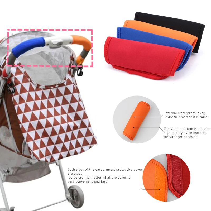 

1pcs Baby Pram Handle Cover Waterproof Push Tube Cart Sleeve Stroller Armrest Case Suitcase Cover Protector Stroller Accessories