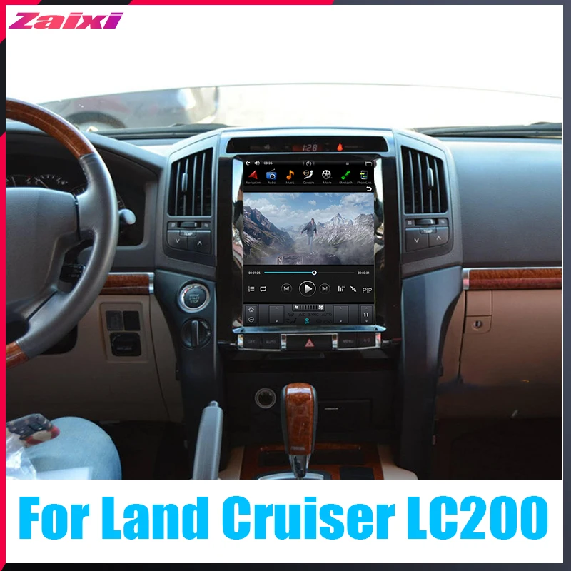 Автомобильный DVD плеер ZaiXi 12 1 дюйма под управлением Android с GPS Навигатором радио и