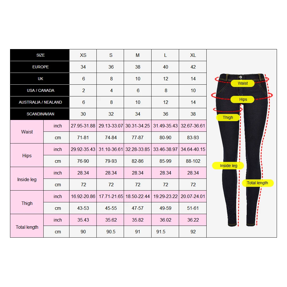 LORDLDS высокие уличные черные джинсовые брюки с эффектом пуш-ап Mujer узкие